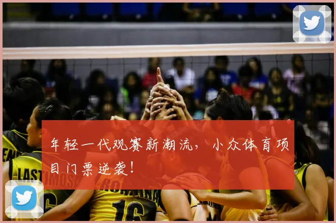 年轻一代观赛新潮流，小众体育项目门票逆袭！